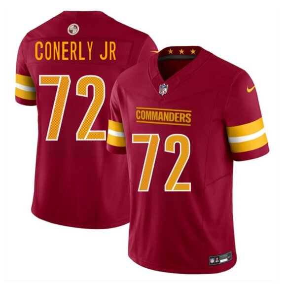 Mens Youths Kids Womens Josh Conerly Jr Red Jersey Stitched